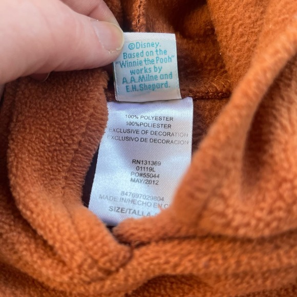 Vtg Disney Tigger Fleece Footed Sleepever - Picture 4 of 5